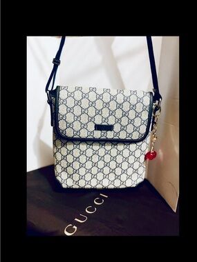 Gucci crossbody bag navy blue